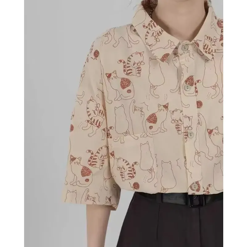 Hemden für Damen, Cord-Hemd mi – Korean Lifestyle Student Bewertung und Preis