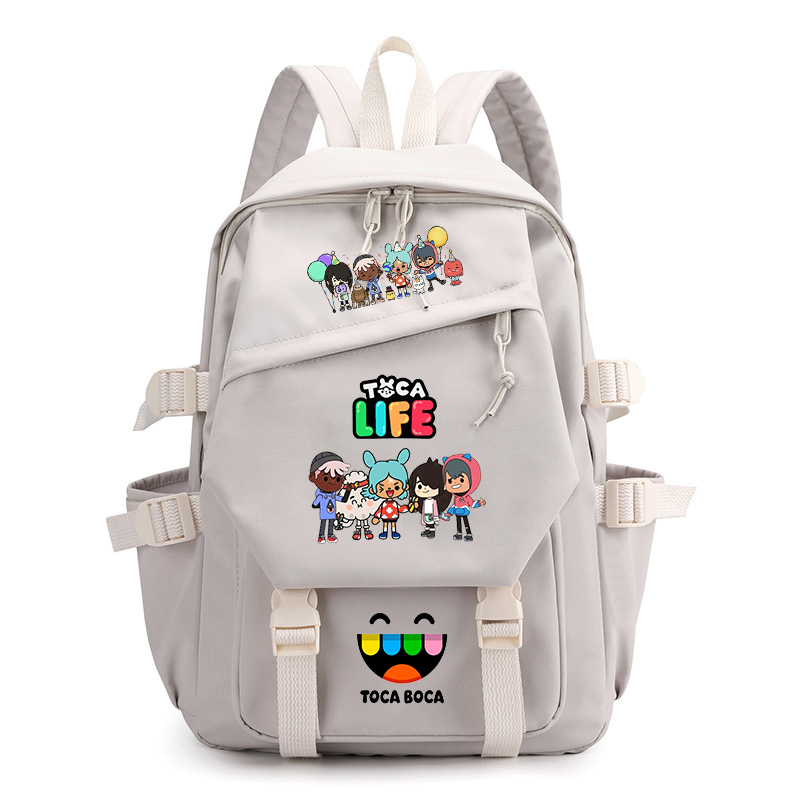 Toca Life World Print Rucksack – Korean Lifestyle Student Bewertung und Preis